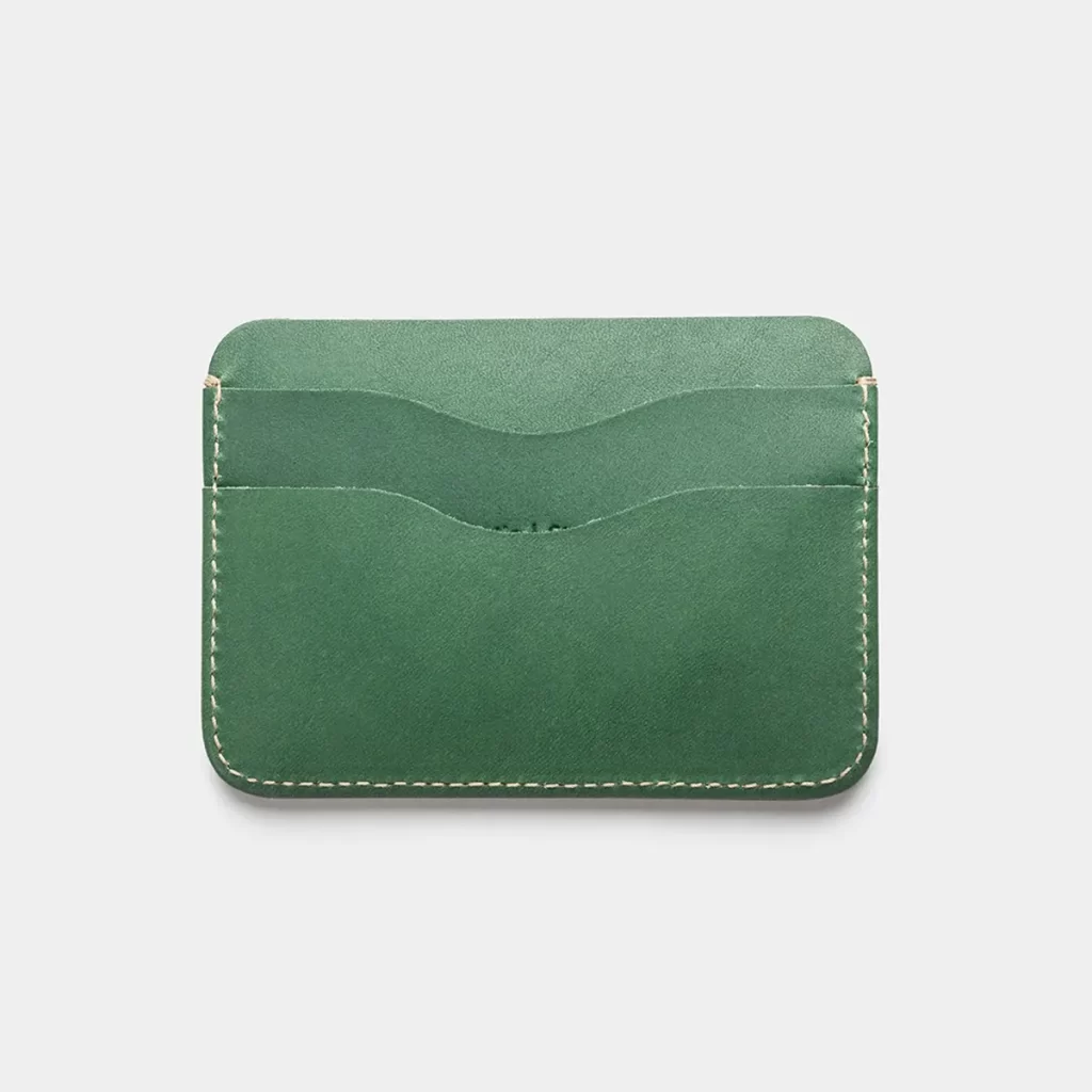 Leather Card Holder Panama+ – Greenery