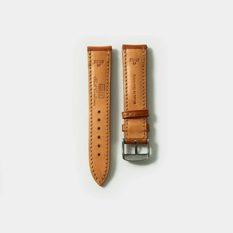 cordovan strap padded roasted back