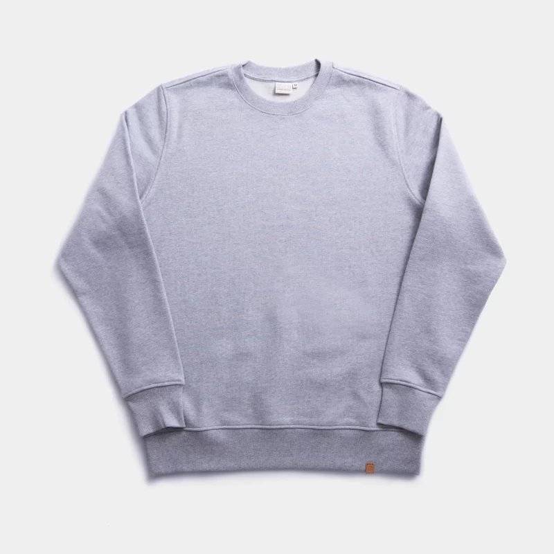 Organic Cotton Sweater Grey Melange