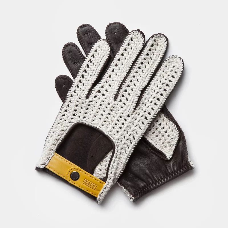 crochet driving gloves