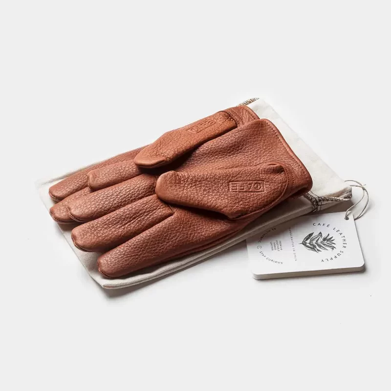 deerskin gloves brown