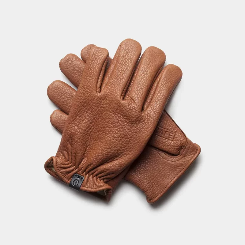 deerskin gloves brown