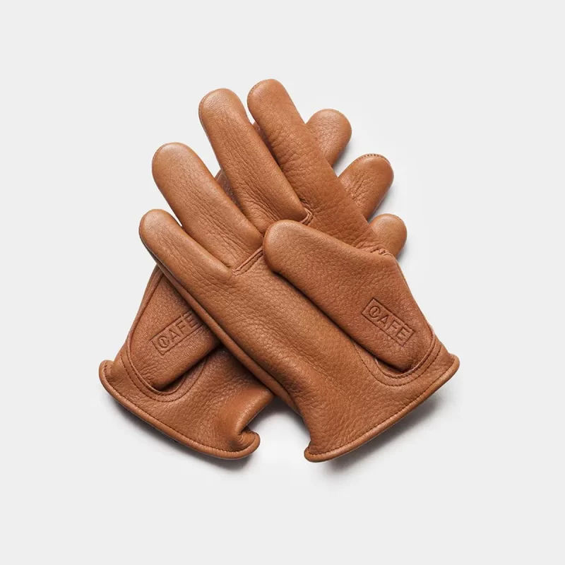 elkskin gloves brown