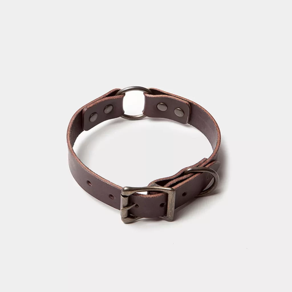 Dog Collar Dark Brown