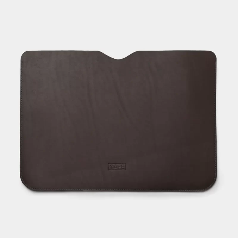 laptop case leather black use