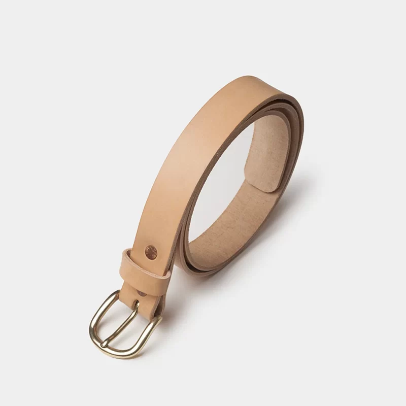 leather belt natural