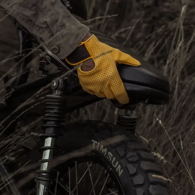 leather dirt gloves motox