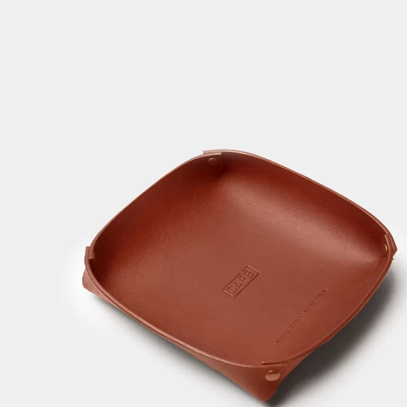 leather valet tray roasted