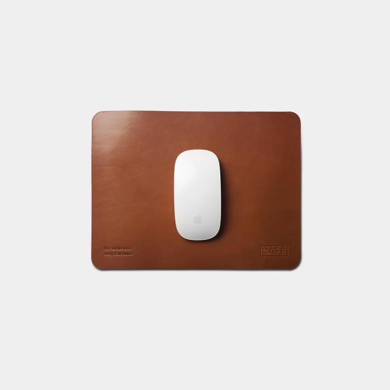 leather mouse pad brown