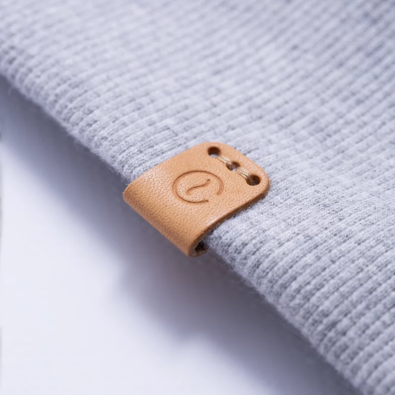 organic logo sweater grey