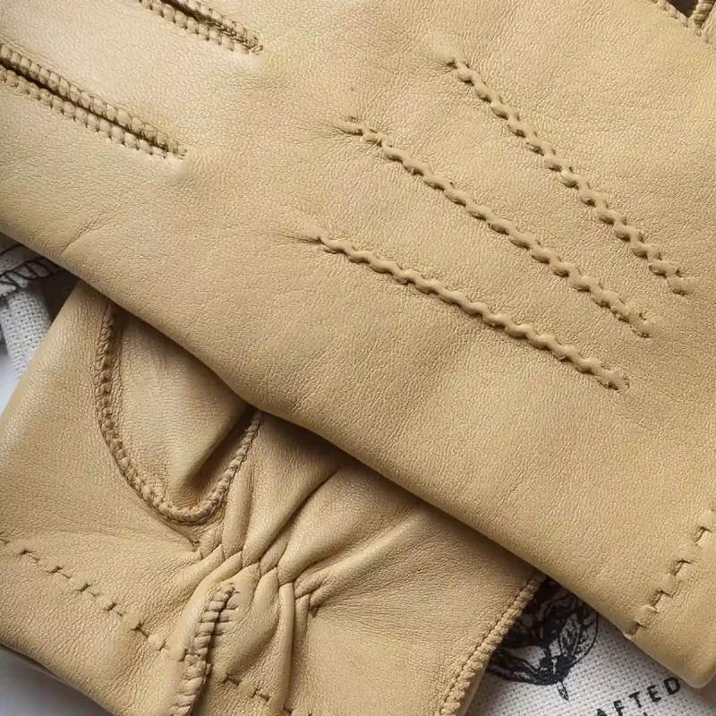 dress gloves cream